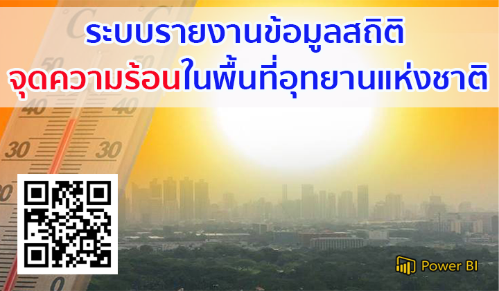 ระบบรายงานข้อมูลสถิติจุดความร้อนในพื้นที่อุทยานแห่งชาติ